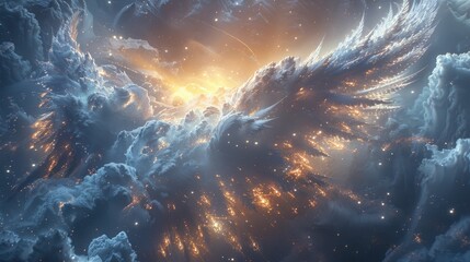 Wall Mural - A beautiful, glowing