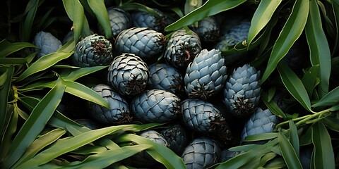 Canvas Print - cones in the garden