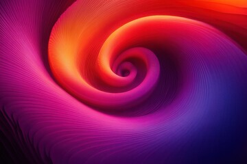 Fototapete - Abstract Colorful Swirl Design with Vibrant Gradient in Shades of Purple, Red, and Orange Creating a Dynamic Visual Experience for Backgrounds or Artistic Projects