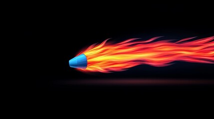 Poster - A vivid explosion of glowing sparks contrasting with a deep black canvas.