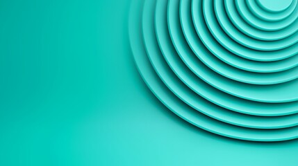 Poster - An abstract circular pattern with textured lines and gradient shades.