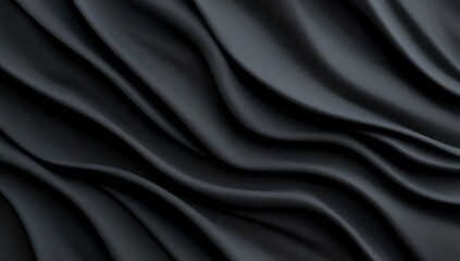 Poster - An abstract arrangement of curving lines and geometric forms in dark hues.