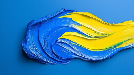 Poster - Artwork depicting an abstract cosmic scene with twirling colors and stars in the night.