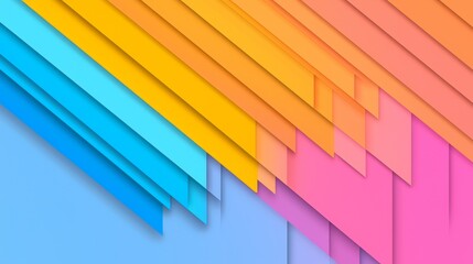 Poster - A lively gradient shifting from yellow to orange.