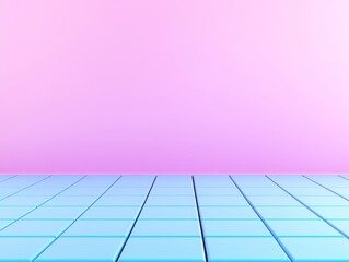Poster - An energetic, advanced passageway featuring radiant lighting and a grid motif.
