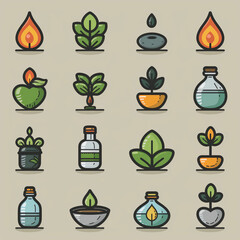 Wall Mural - icon design