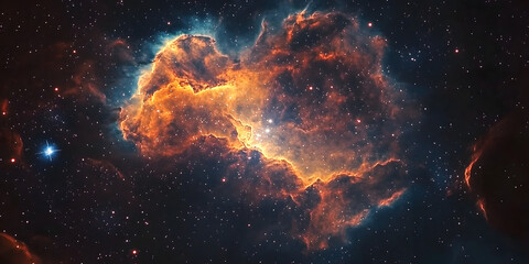 colorful space galaxy cloud nebula. stary night cosmos. universe science astronomy. supernova backgr