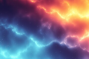 Fototapete - Pink blue pastel, grainy noise grungy texture color gradient rough abstract background template with shine bright luminous light and glow.
