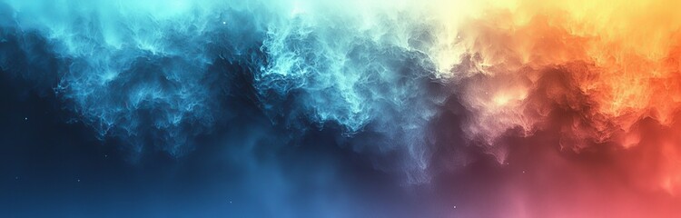 Fototapete - A grainy gradient glows purple, black, and violet noise texture covers an entire poster header backdrop.