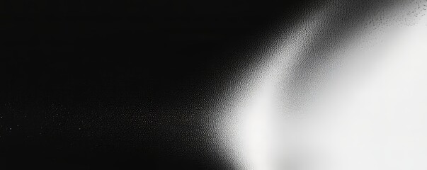 Poster - A dark, textured background with a black and white abstract design, ideal for a wide banner, poster header, cover, or wallpaper, offering plenty of copy space.