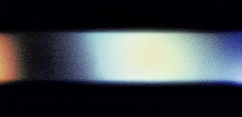 Poster - A vibrant, glowing color gradient design with orange, green, and blue hues, set against a black backdrop, featuring a dark, grainy noise texture background for a banner poster header cover wallpaper.