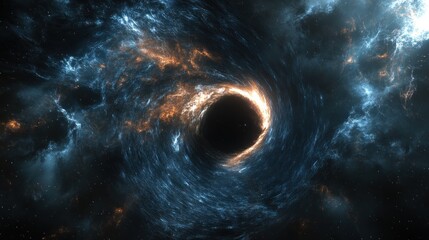 Wall Mural - Black Hole in Space