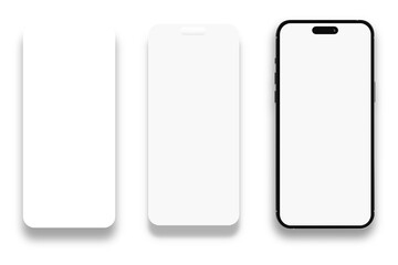 Wall Mural - smartphone mockup with social media post interface mockup. social media mobile app page template des