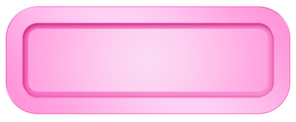 Sticker - Pink Nameplate Label Banner