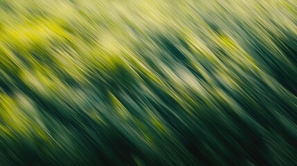 Poster - abstract green and yellow blurred background with dynamic black stripes for artistic or design appli
