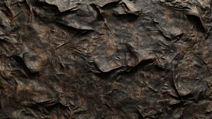 Aufkleber - Textured ancient paper background with crumpled folds and deep shadows ideal for artistic or historical design projects.