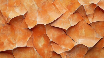 Aufkleber - Vibrant close up of naturally sculpted orange cliffs highlighting intricate erosion patterns and textures in a stunning geological formation