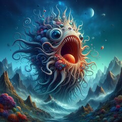 Poster - Abyssopelagic Anthems The abyssal depths inspire vast profound p