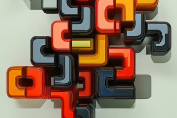 Poster - a colorful abstract design