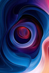 Poster - a colorful abstract background with a spiral design