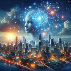 Poster - ai generated s using artificial intelligence to create new image