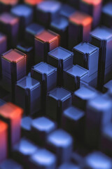 Leinwandbilder - a bunch of cubes