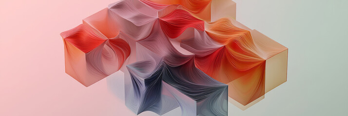 Poster - a colorful abstract painting