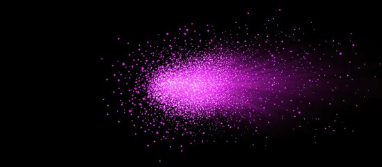 Aufkleber - Stunning pink and purple fireworks creating a vibrant display in the dark night sky enhancing celebrations and festive moods