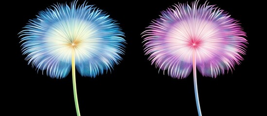 Leinwandbilder - Vibrant and festive fireworks display illuminating the night sky in beautiful colors and intricate patterns
