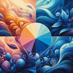 Poster - Complementary Colors An image using colors opposite each other o