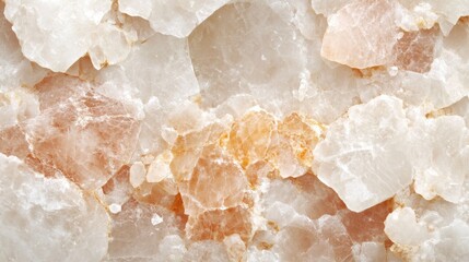 Poster - Elegant white marble background texture featuring abstract natural stone patterns with high resolution detail and subtle peach undertones.
