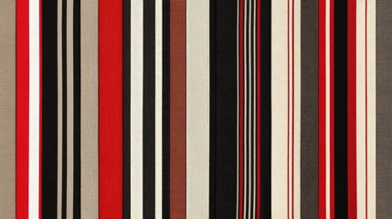 Poster - Multicolored striped fabric textures for luxurious upholstery and interior design showcasing elegant patterns and stylish decor options