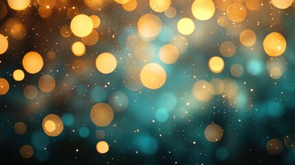 Poster - Colorful abstract bokeh background with blurred lights creating a vibrant atmosphere perfect for retail and shopping visuals