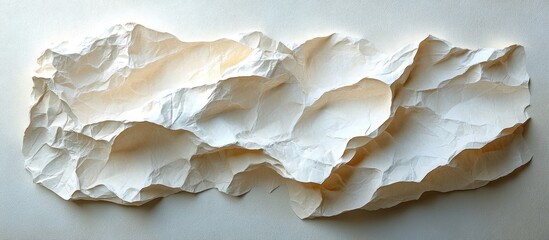 Poster - Crumpled Paper Texture for Creative Design Backgrounds and Artwork Use