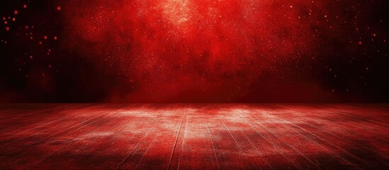 Poster - Festive red background texture ideal for holiday-themed designs and promotional materials creating a vibrant and warm atmosphere