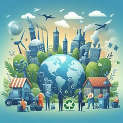Poster - environmental cooperation countries collaborating on environment