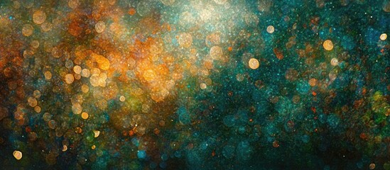 Fototapete - Vibrant abstract bokeh background with rich colors and soft focus creating a dreamy visual effect for creative projects and designs
