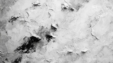Poster - Loft style gray white plaster wall textured surface ideal for interior design backgrounds and copy space usage in home decor projects