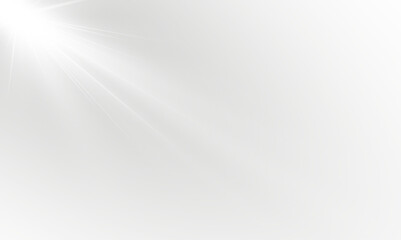 Wall Mural - white lens shine spark, star sunlight vector, sparkle effect, stadium spotlight, light abstract, png
