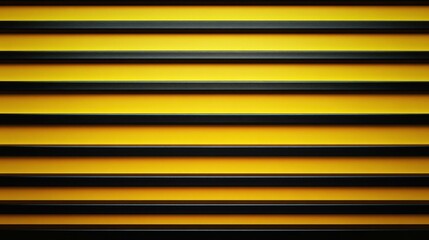 Poster - Yellow backdrop with sleek black striped borders, ideal for creative sale banners or promotional content