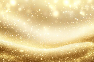 Poster - Shimmering Gold Background with Glowing Sparks and Soft Light Effects for Elegant and Luxurious Designs, Perfect for Celebratory Events and Festive Occasions