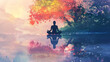 © Daily Stock - A person meditating in a serene setting, surrounded by calming colors and peaceful nature, symbolizing emotional balance and clarity.