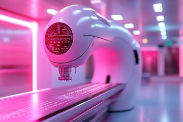 3d rendering concept of an innovative oncology treatment designed to target cancer cells, presented 