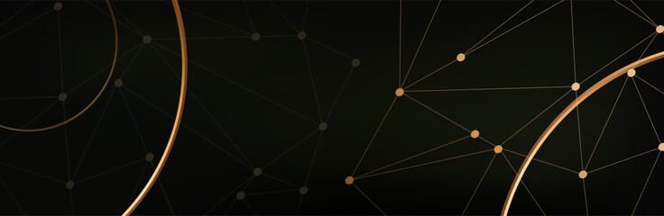 Abstract vector background. Elegant background for business presentations. Lines, point, plane in 3D space.Cryptocurrency fintech network blockchain and programming concept.