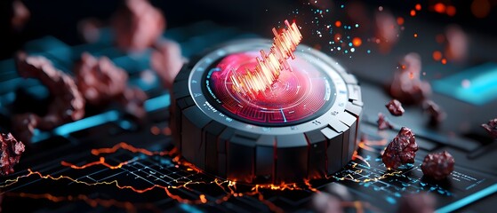 Poster - Cutting edge seismic monitoring and analysis dashboard powered by a seismograph featuring precision engineering of the sensor array intricate data visualization