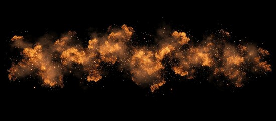 Poster - Vibrant explosion of colorful fireworks lighting up the night sky creating a festive and celebratory atmosphere against a dark backdrop