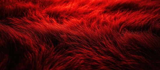 Poster - Luxurious red fluffy texture background for creative designs and elegant presentations