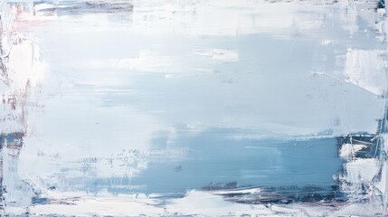 Poster - White and blue textured background with layers of paint on a glass wall creating an artistic abstract effect for backgrounds and design use