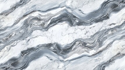 Poster - Elegant white and gray marble texture background for countertops floors and wall surfaces with smooth abstract patterns and refined details.