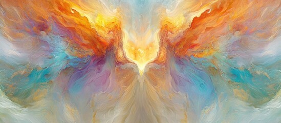 Poster - Magical Creativity and Imagination Colorful Abstract Background for Artistic Expressions and Inspiration